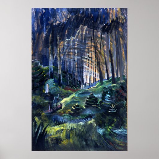 Poster Carr - Deep Woods 1936 (Devant)