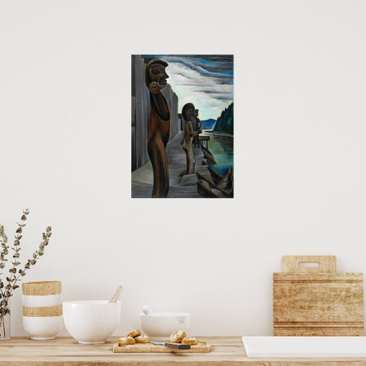 Poster Carr - Port de Blunden 1930 (Cuisine)