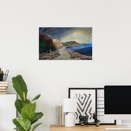 Poster Carr - Shoreline 1936 (Bureau à domicile)