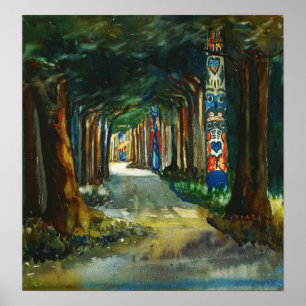 Poster Carr - Totem Walk At Sitka 1907