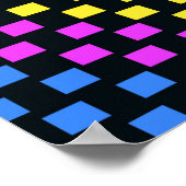 Poster Carré coloré (Coin)