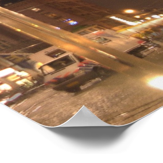 Poster Carré de barrage (Coin)