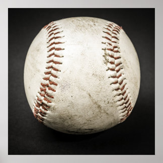 Poster Carré de baseball Ball