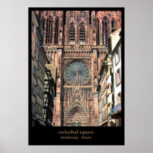 Poster carré de cathédrale