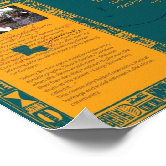 Poster Carré du Congo (Coin)