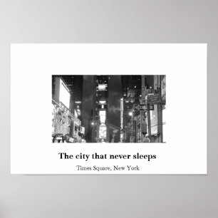 Poster Carré du Times, NY