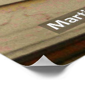 Poster Carré et boussole (Coin)