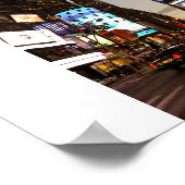 Poster Carré horaire la nuit (Coin)