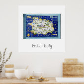 Poster carré Ischia, Italie (Cuisine)