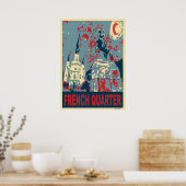 Poster Carré Jackson en bleu (Cuisine)