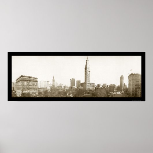 Poster Carré Madison, NYC Photo 1910 (Devant)