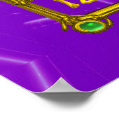 Poster CARRÉ MAGIC 33, Violet Violet (Coin)