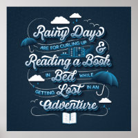 Poster Carré Rainy Day Adventure II (24x24)