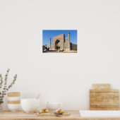 Poster Carré Registan au coucher du soleil - Samarkand, O (Cuisine)