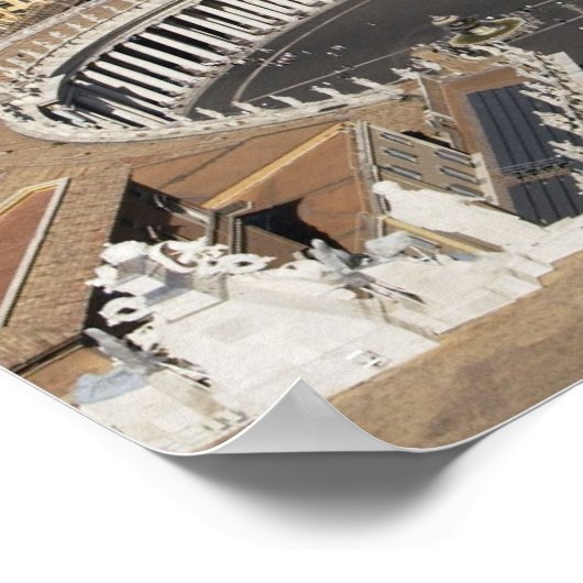 Poster Carré St Peters, Rome (Coin)