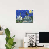 Poster Carré Starry Night Jackson (Bureau à domicile)