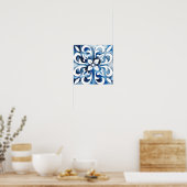 Poster Carreau de Cobalt II (Cuisine)