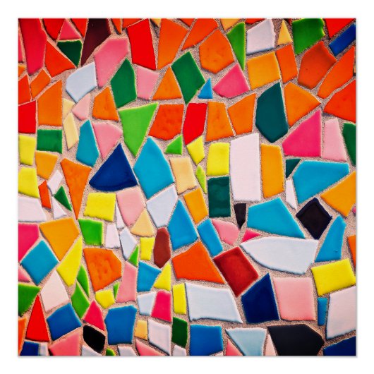 Poster Carreau de couleur (Devant)