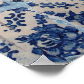 Poster Carreaux azulejo portugais (Coin)