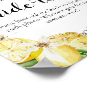 Poster Carreaux bleus Lemon L'âge de la mariée Douche sig (Coin)