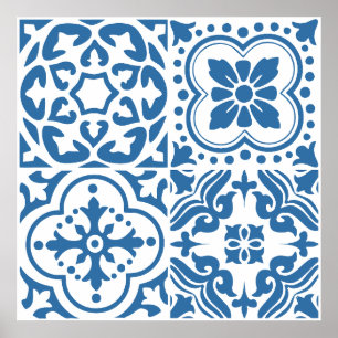 Poster Carreaux bleus portugais 2