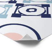 Poster Carreaux italiens et cœurs That's Amore (Coin)