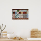 Poster Carreaux portugais (Cuisine)