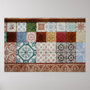 Poster Carreaux portugais