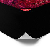 Poster carreaux rouges (Coin)