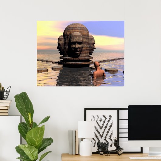 Poster Carrefour (Bureau à domicile)