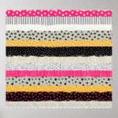 Poster Carrelage en Patchwork : Conception Versatile Sans (Devant)