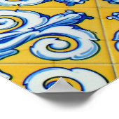 Poster Carrelage espagnol (Coin)