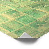 Poster Carrelage fond Salle de bain (Coin)