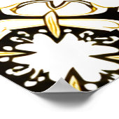 Poster Carrelage Luxe vintage (Coin)