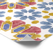 Poster Carrelage marocain (Coin)