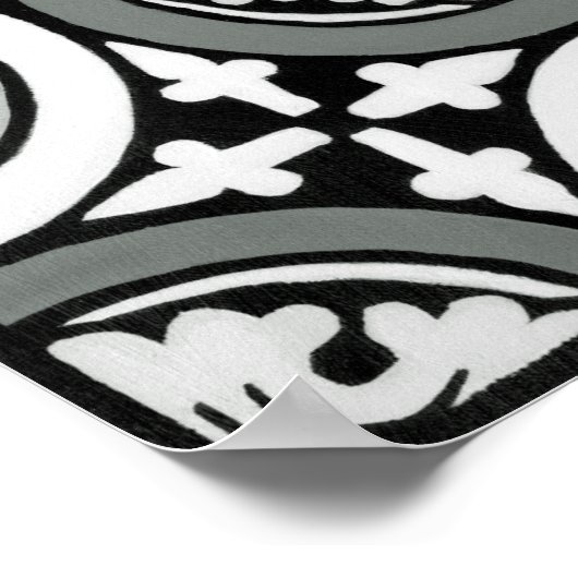 Poster Carrelage Renaissance Décor (Coin)