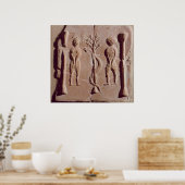 Poster Carrelage représentant Adam et Eve, romain (Cuisine)