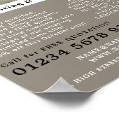 Poster Carrelage Trowel, Floorer, Installation de carreau (Coin)