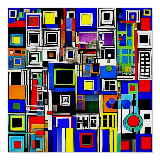 POSTER CARRÉS 2 (Devant)