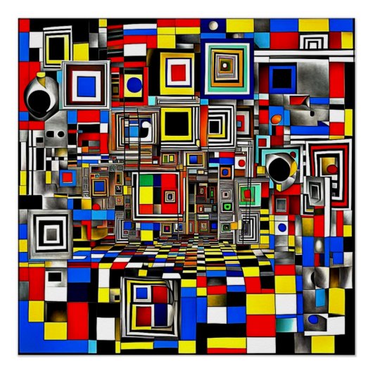 POSTER CARRÉS 3 (Devant)