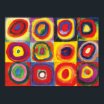 Poster Carrés avec cercles concentrés Hiroaki Takahashi<br><div class="desc">Carrés avec cercles concentrés (1913) par Hiroaki Takahashi.</div>