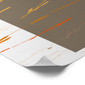 Poster Carrés en bandes (Coin)