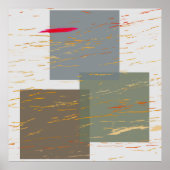 Poster Carrés en flux (Devant)