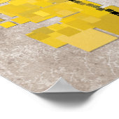 Poster Carrés inspirés de Mondrian (Coin)