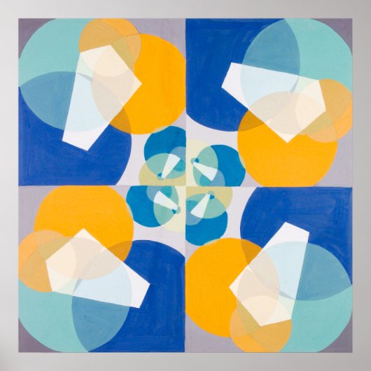 Poster "Carrés verts" de Joseph Schillinger, 1934 (Devant)