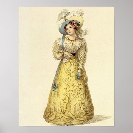 Poster Carriage Costume, fashion plate from Ackermann's R (Devant)