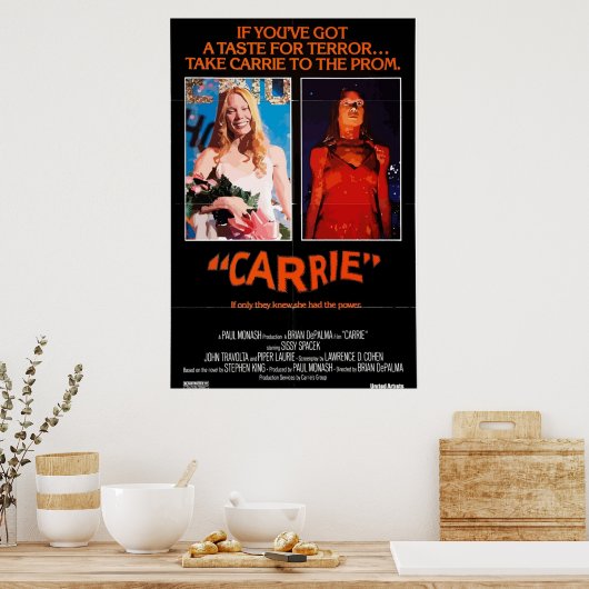 Poster carrie 1976 (Cuisine)