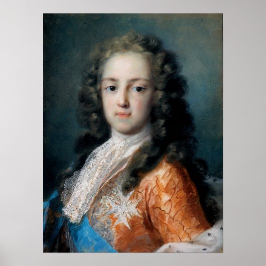 Poster Carriera - Louis XV De France Comme Dauphin 1720 (Devant)