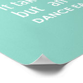 Poster Carrie's Wall of Inspirational Dance Citations - A (Coin)