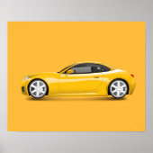Poster Carro Amarelo (Devant)